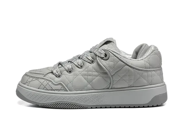 Dior Beige Marron Matelassé Cannage Tige Monogrammé Lacets Sneakers Lifestyle 18