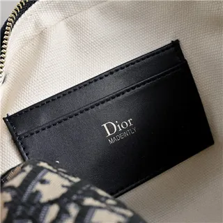 Dior Black Gold Logo Soft Rounded Shoulder Bag 3