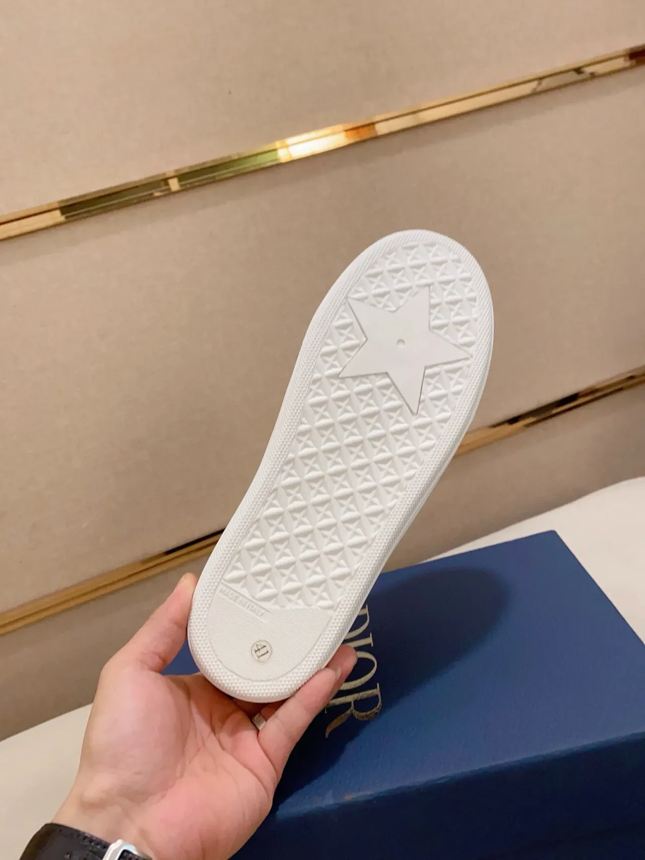 Dior 棕白 套脚 Monogram 提花 生活方式运动鞋 2