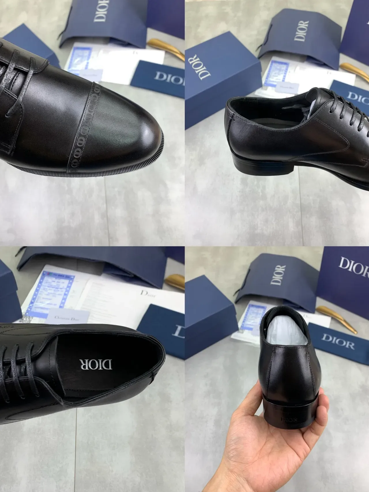Dior कैप टू ब्रोग ओक्सफोर्ड जूते 2