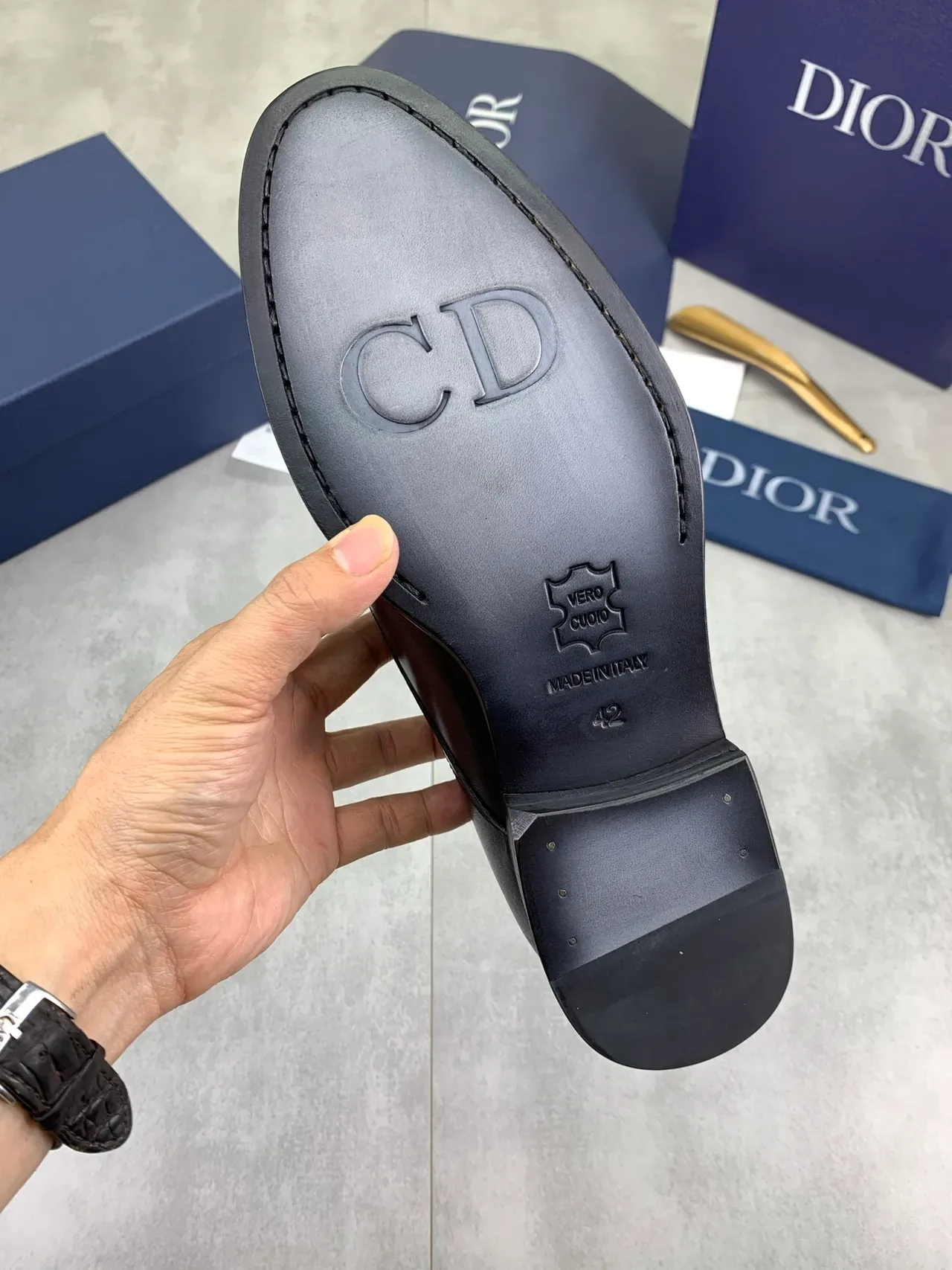 Dior कैप टू ब्रोग ओक्सफोर्ड जूते 3