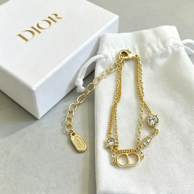 Dior Dioriviera Chaîne Or Blanc Multi-Charm Bracelet 6