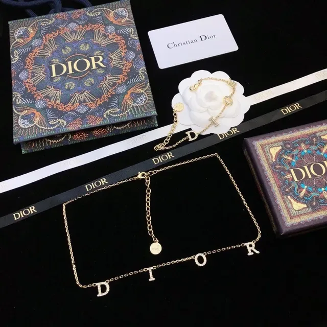 Dior Gold-Tone D Charm Camellia Bracelet 8