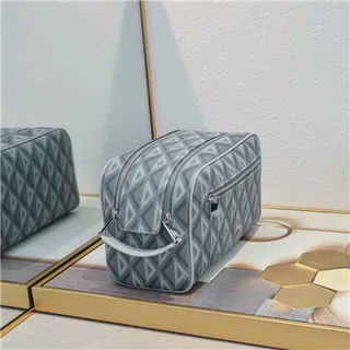 Dior Monogrammed Rectangular Zippered Handbag 19