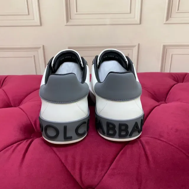 Dolce & Gabbana Portofino সাদা ও ধূসর জীবনধারা স্নিকার্স 8