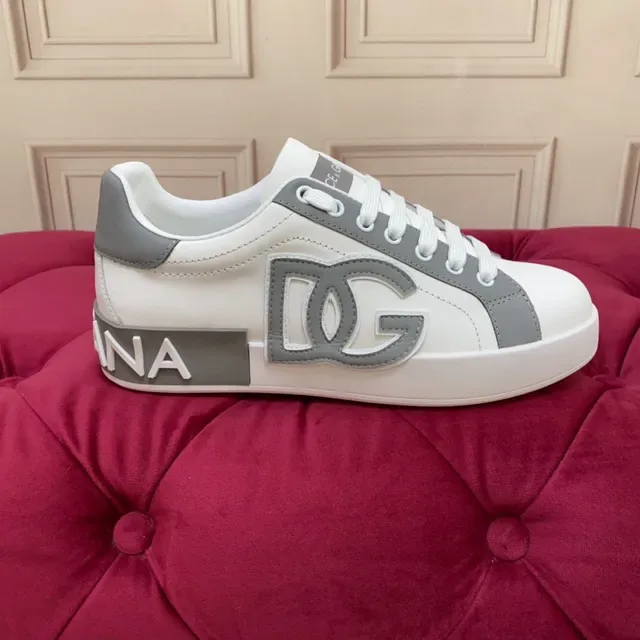 Dolce & Gabbana Zapatillas Lifestyle Blancas y Grises Paneladas 2