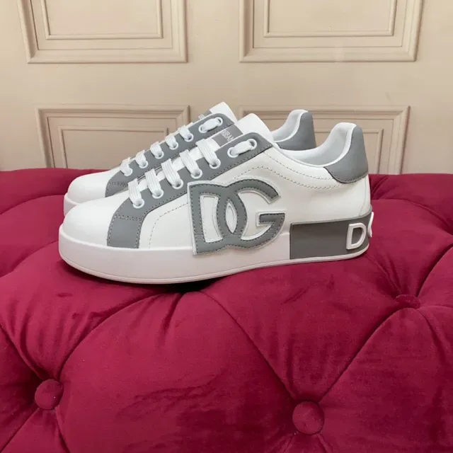 Dolce & Gabbana Zapatillas Lifestyle Blancas y Grises Paneladas 4