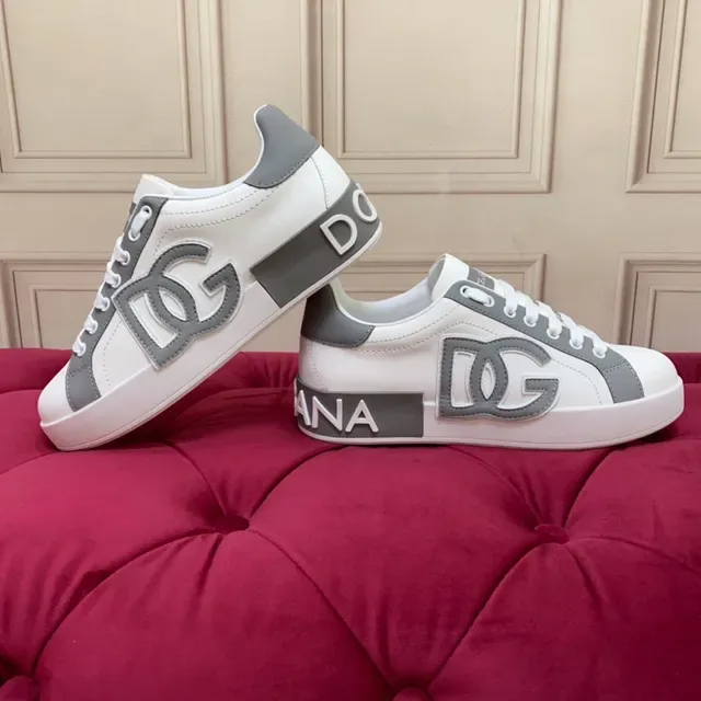 Dolce & Gabbana Zapatillas Lifestyle Blancas y Grises Paneladas 5
