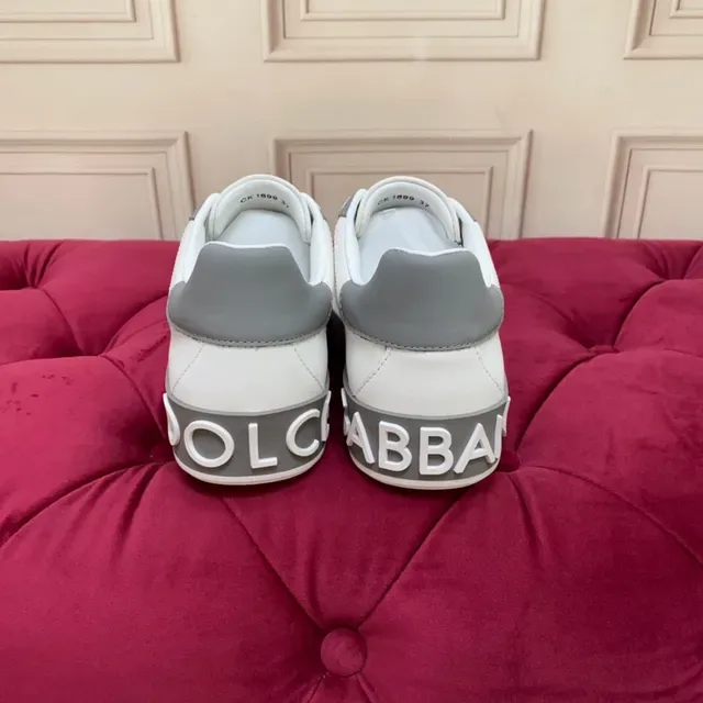 Dolce & Gabbana Zapatillas Lifestyle Blancas y Grises Paneladas 7
