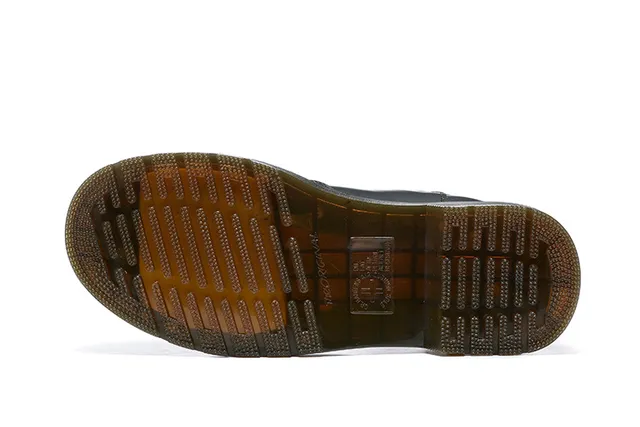 Dr. Martens Bottine Chelsea Noir Jaune Cuir Lisse Goussets Élastiques Côtier Bottes Chelsea 6