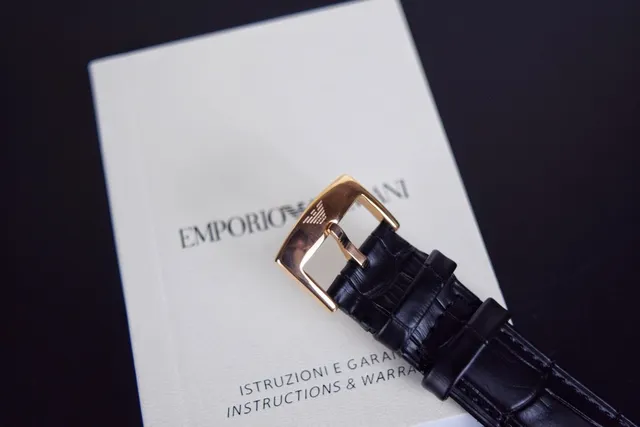 Emporio Armani Meccanico 白色黄金 镂空玫瑰金表壳 Mechanical Watch 3
