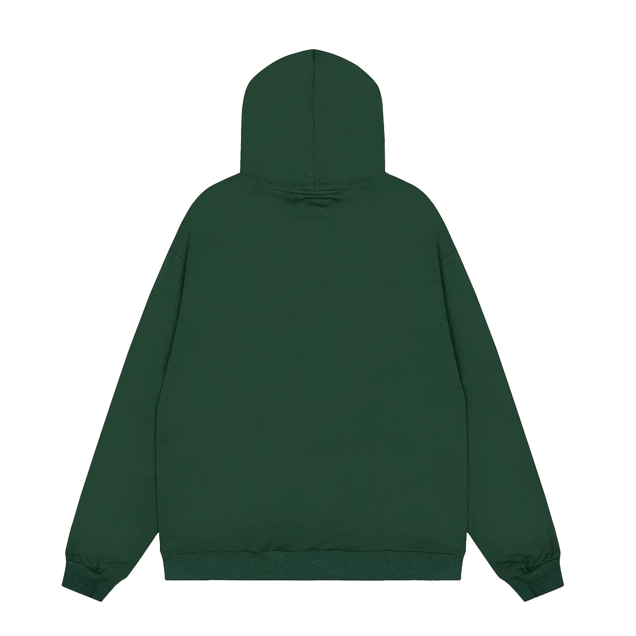 军绿色蓝色oversized fit印花前连帽衫 3