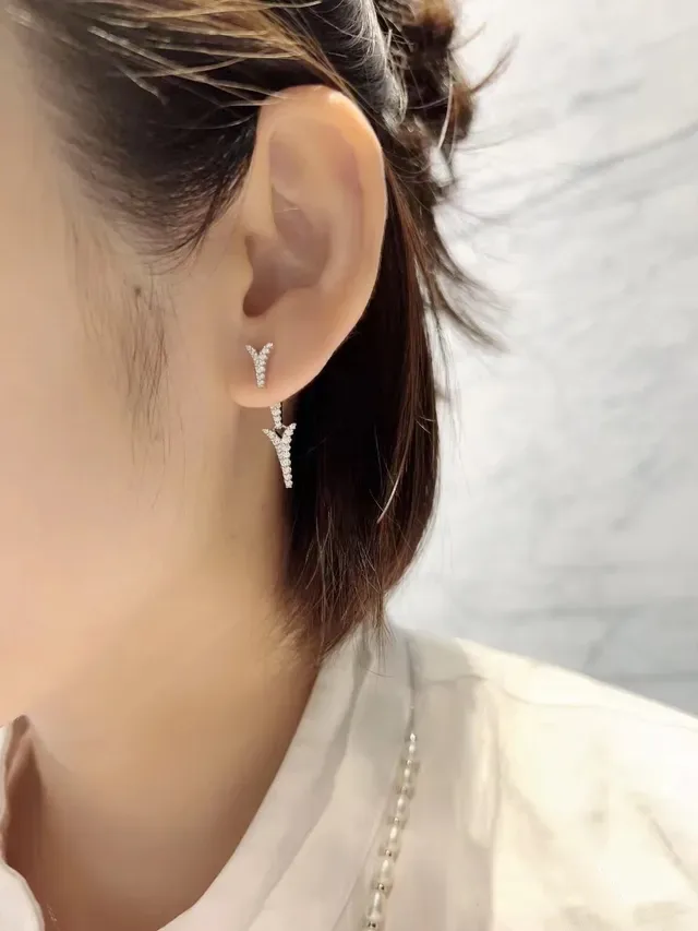 Arrowhead Pavé Fringe Dangle Earrings 4