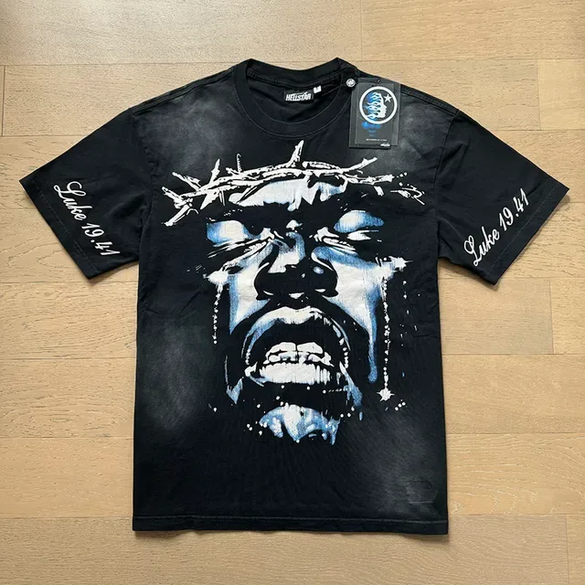 Black Oversized Double-Sided Graphic Print T-Shirt 9