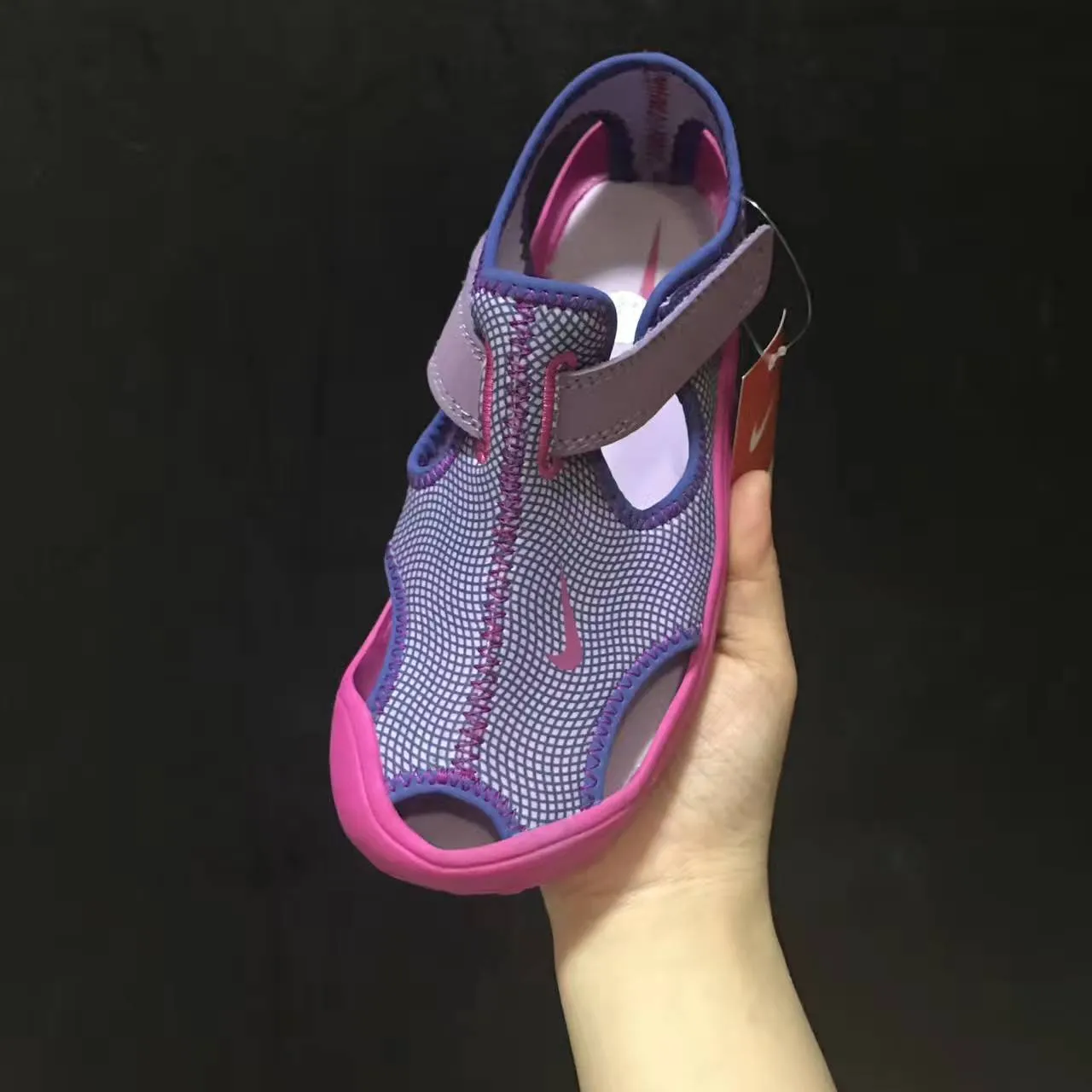 Blue and Orange Adjustable Strap Casual Sandal 8