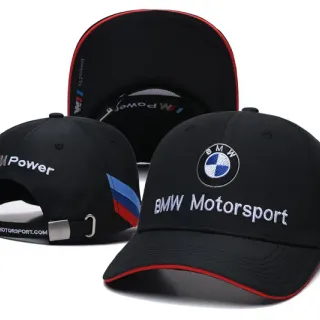 BMW Motorsport 刺绣标志 黑色 红色 蓝色 棒球帽