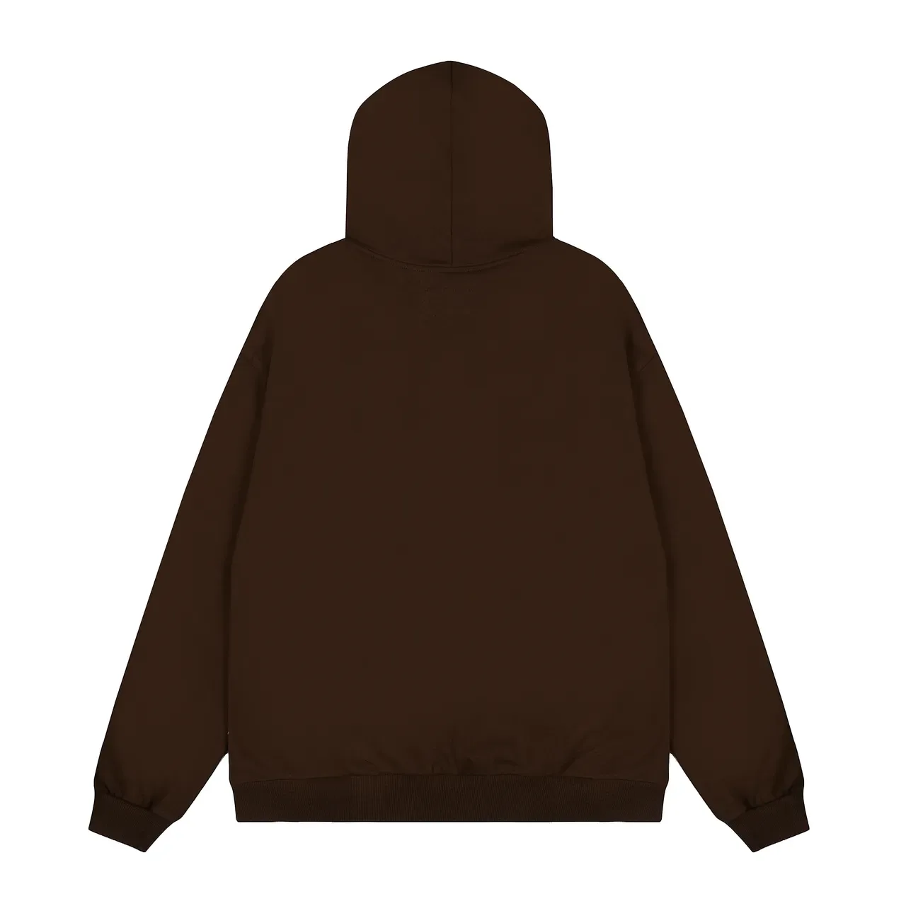 Chándal oversized con hoodie y jogger pants en color marrón beige 3