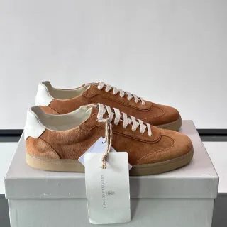 Brunello Cucinelli Zapatillas Lifestyle de Ante de Bajo