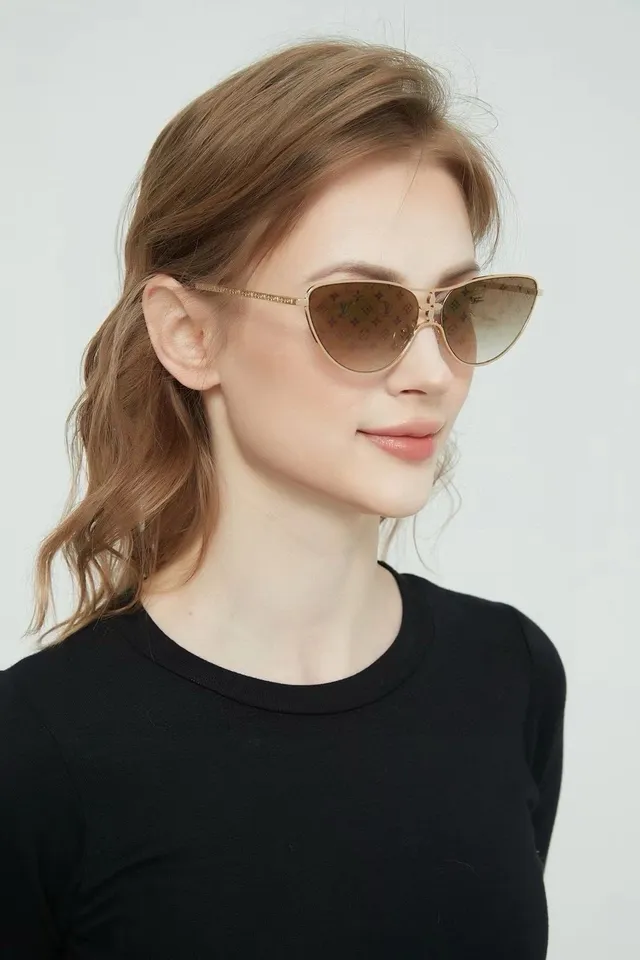 Cat-Eye Gradient Pink Sunglasses 6