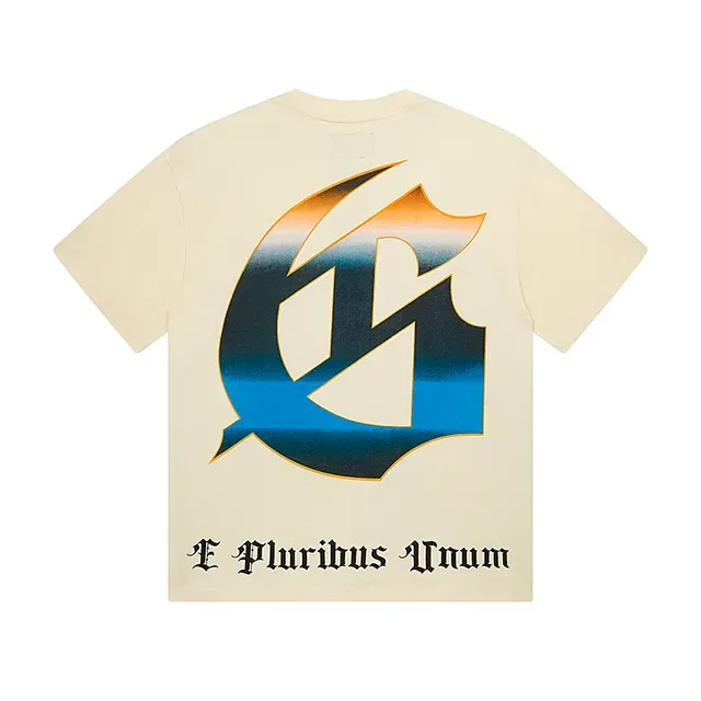 Cream Graphic-Print Robot Sci-Fi Illustration T-Shirt 3