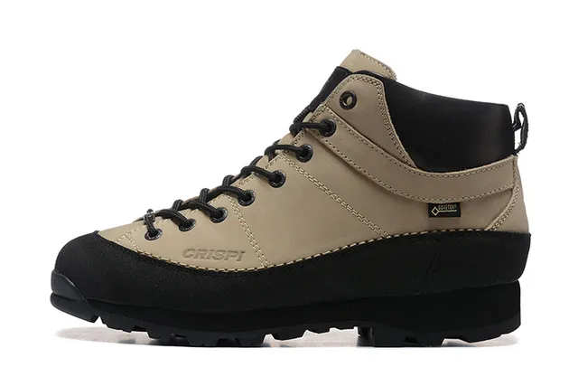 CRISPI 米色和黑色 GORE-TEX 技术徒步靴 2