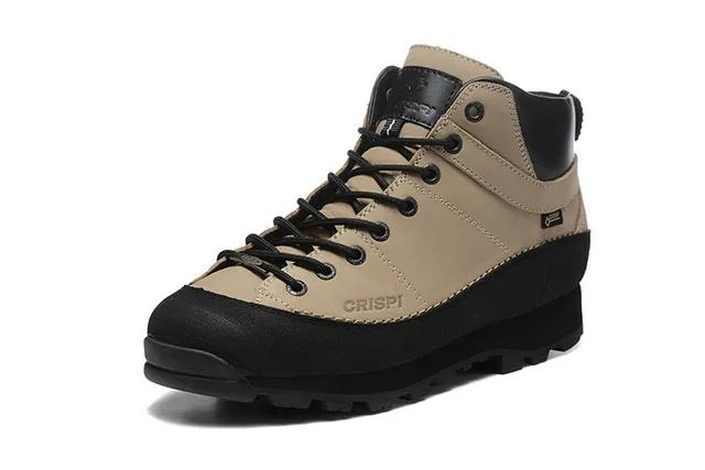CRISPI 米色和黑色 GORE-TEX 技术徒步靴 3