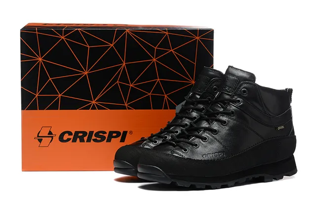 CRISPI 米色和黑色 GORE-TEX 技术徒步靴 10