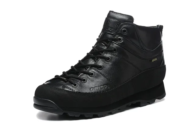 CRISPI 米色和黑色 GORE-TEX 技术徒步靴 12