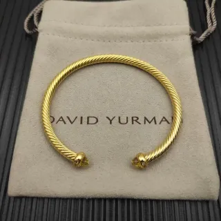 David Yurman Cable Classics Gold Silver Twisted Bracelet
