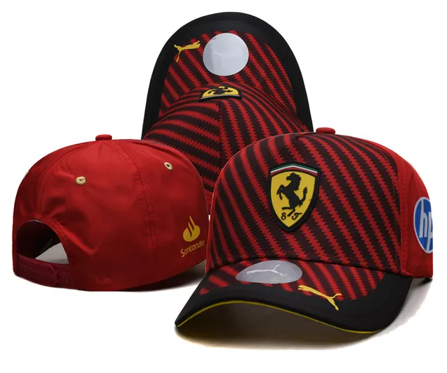 Ferrari Scuderia #44 红色棒球帽 3