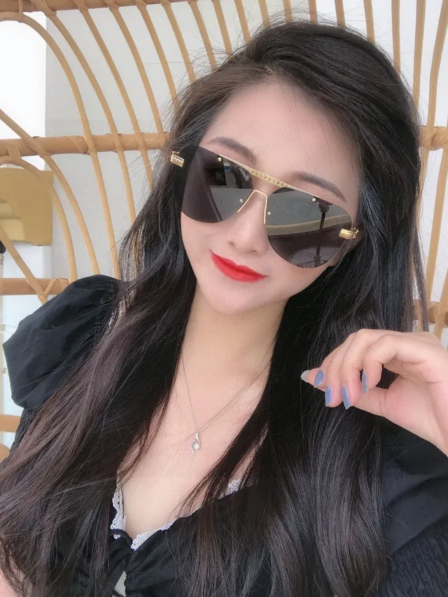 金色渐变镀膜飞行员太阳镜 9
