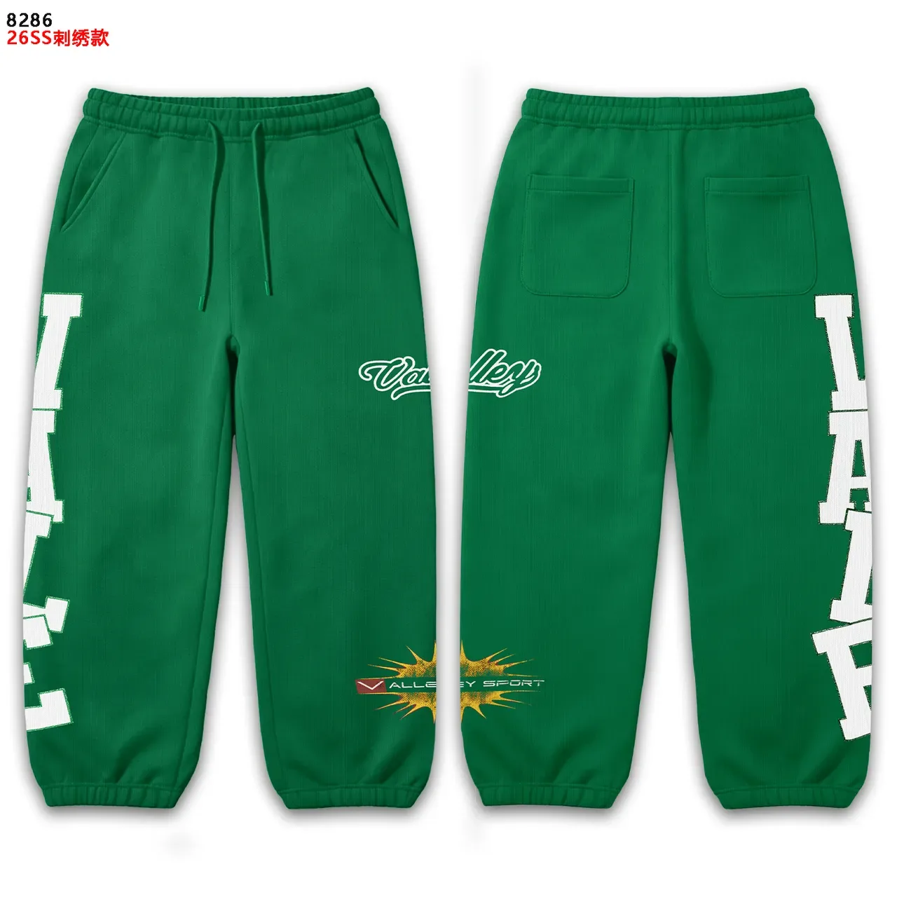Graphic Side Print Relaxed Fit Sweatpants 3