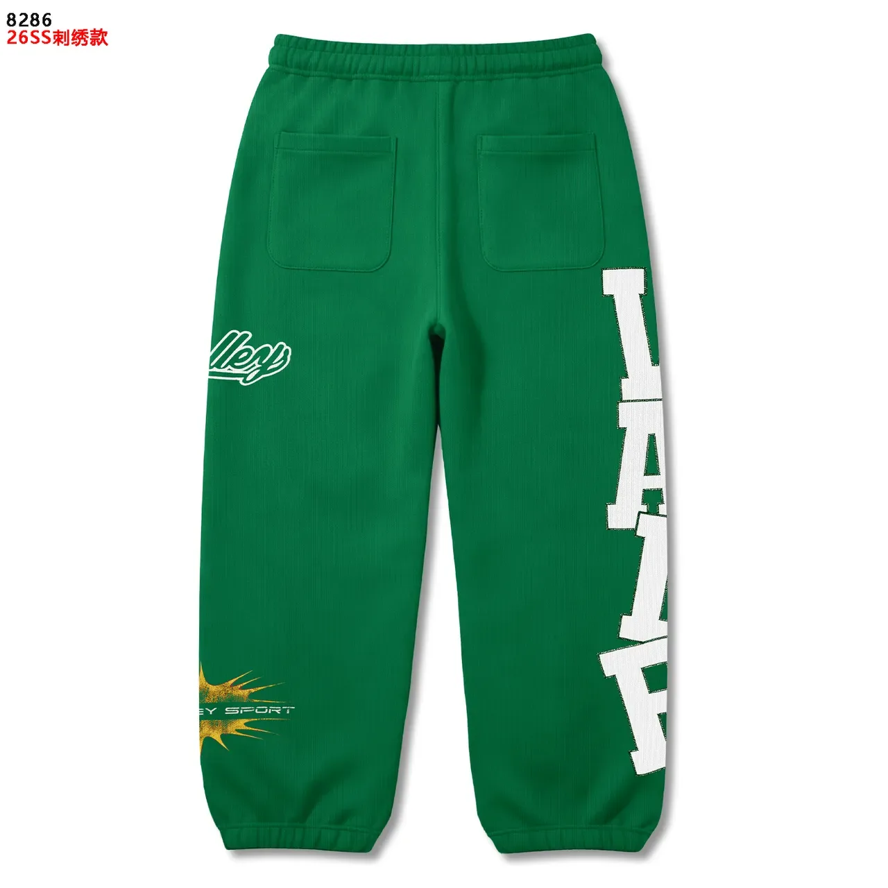 Graphic Side Print Relaxed Fit Sweatpants 7