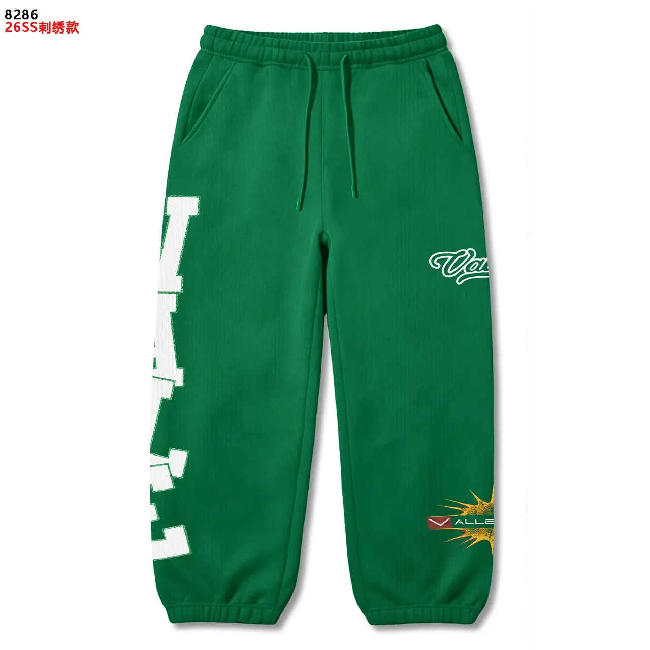 Graphic Side Print Relaxed Fit Sweatpants 8