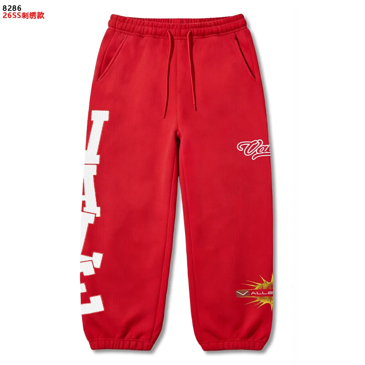 Graphic Side Print Relaxed Fit Sweatpants 10