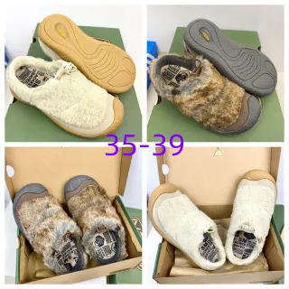 Keen Howser Beige Brown Slip-On Shearling-Lined Casual Shoes