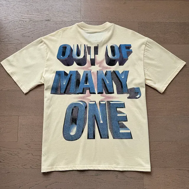 Off-White 'Out of Many, One' Graphic Print T-Shirt 7