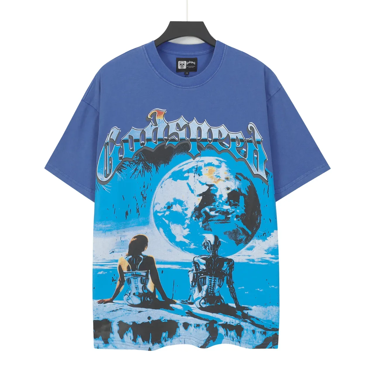 Oversized Double-Sided Graphic Print T-Shirt 3