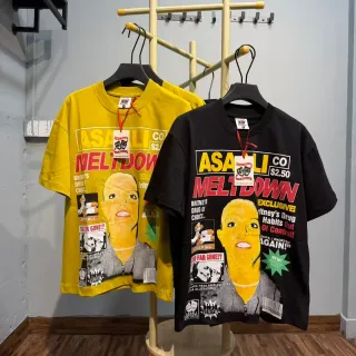 Oversized Tabloid Graphic Print T-Shirt