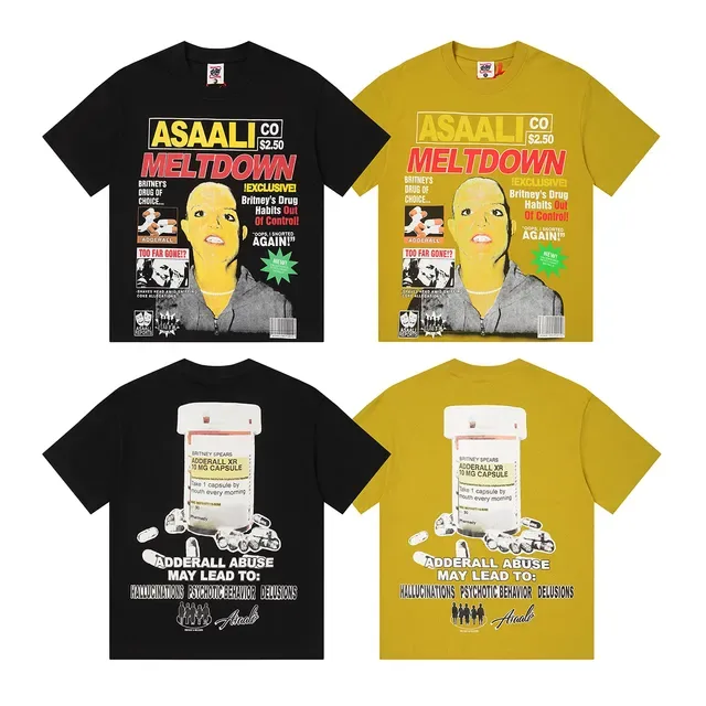 Oversized Tabloid Graphic Print T-Shirt 2