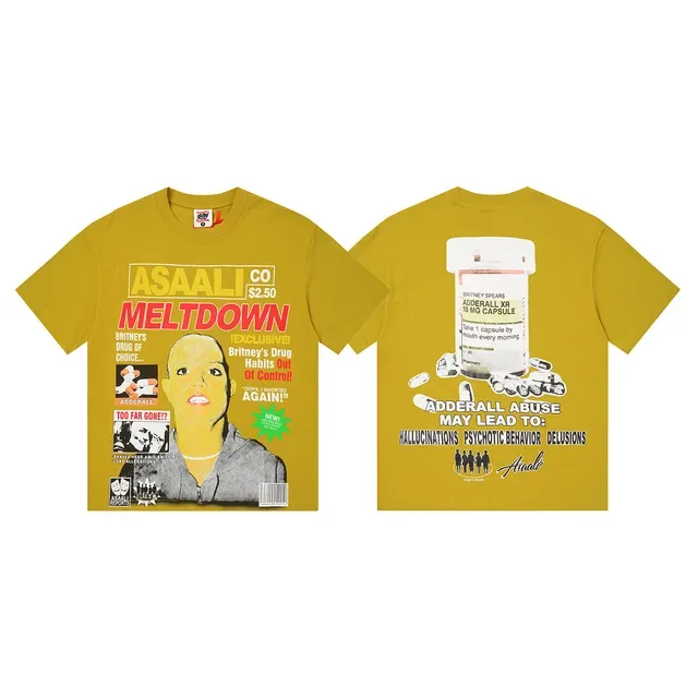 Oversized Tabloid Graphic Print T-Shirt 6