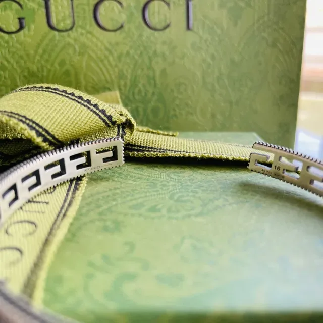 Oxidized Silver Geometric Greek Key Cuff Bracelets 4