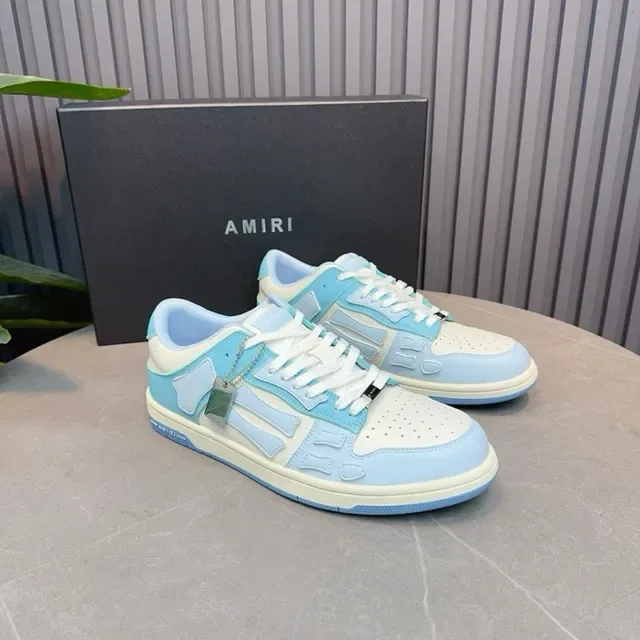 Sneakers Lifestyle en Bleu Pastel et Crème avec Overlay Géométrique 7