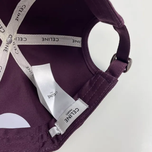 Purple White Structured Six-Panel Embroidered Monogram Baseball Cap 8
