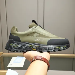 Rien EVA 483 Olive Green Black Chunky Sneakers