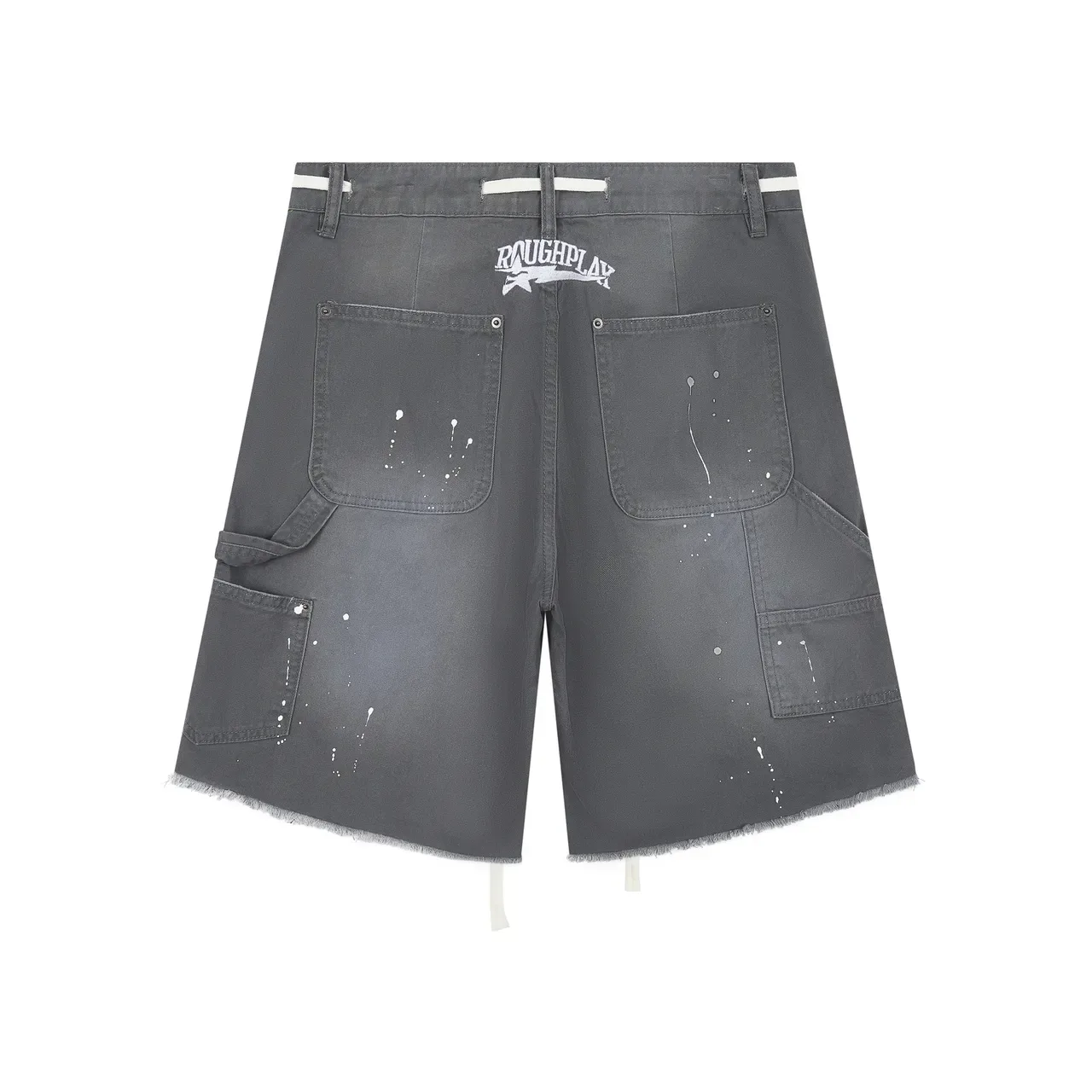 Shorts Cargo Distressed Arch Logo Roughalay 11