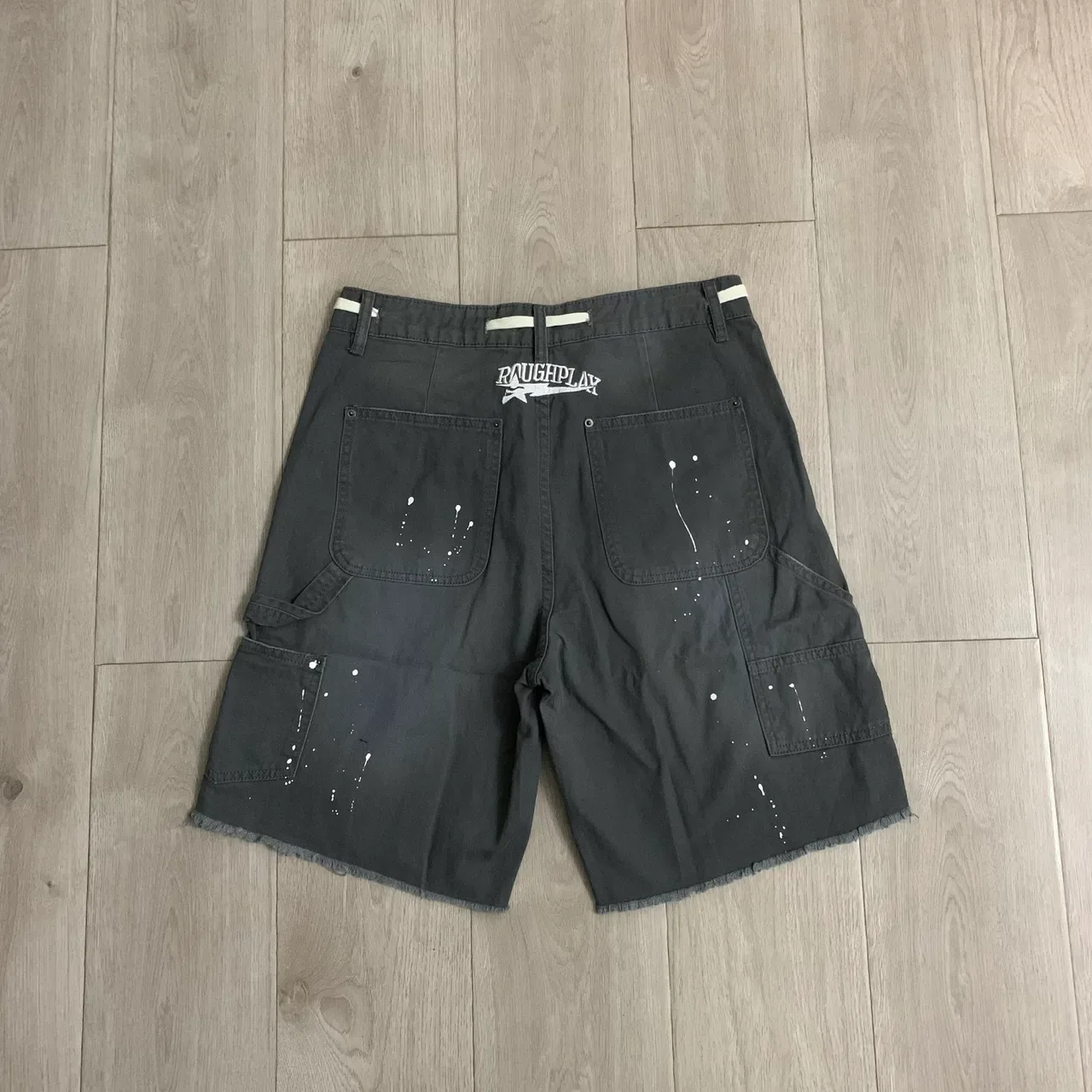 Shorts Cargo Distressed Arch Logo Roughalay 20