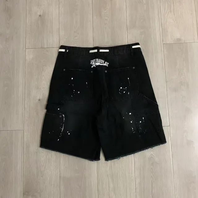 Shorts Cargo Distressed Arch Logo Roughalay 23