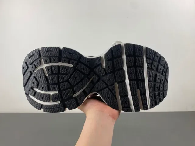 Silver and Black Chunky Lifestyle Sneaker 9