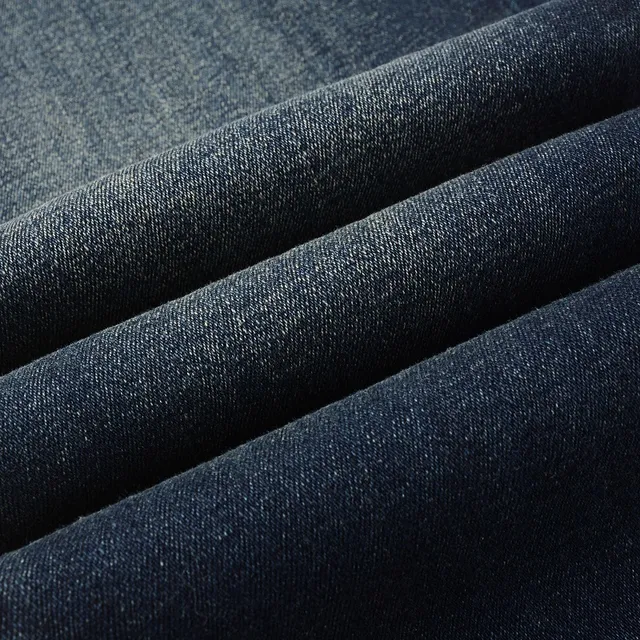 Jeans slim-fit mi-hauteur distressed indigo 16